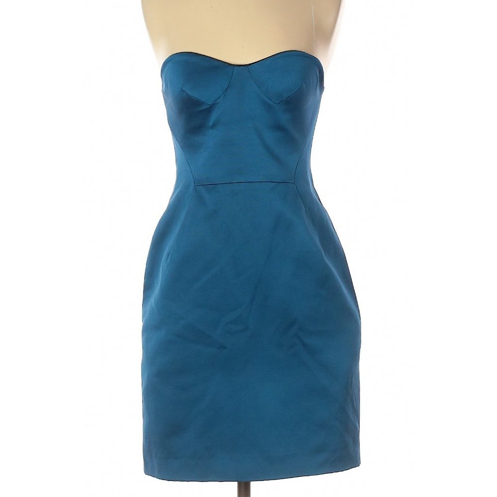 Proenza Schouler Strapless Mini Cocktail Dress